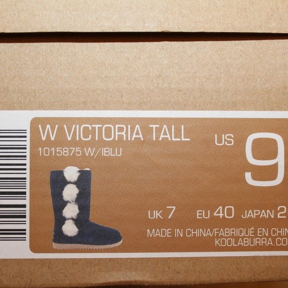 UGG KOOLABURRA TELL‎ SUEDE FUR BOW BOOTS BLUE - Picture 7 of 8